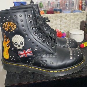 dr martens studded boots